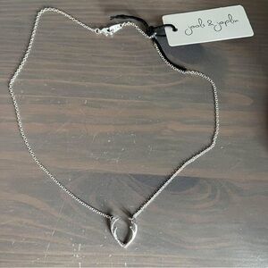 Jools & Joplin Silver Antler Necklace